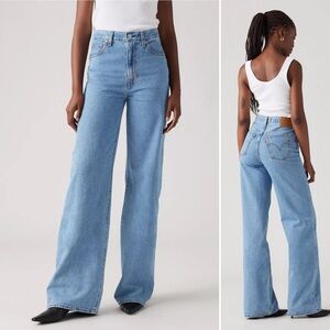 Levi's Light Blue Women's Flare & Wide Leg Jeans